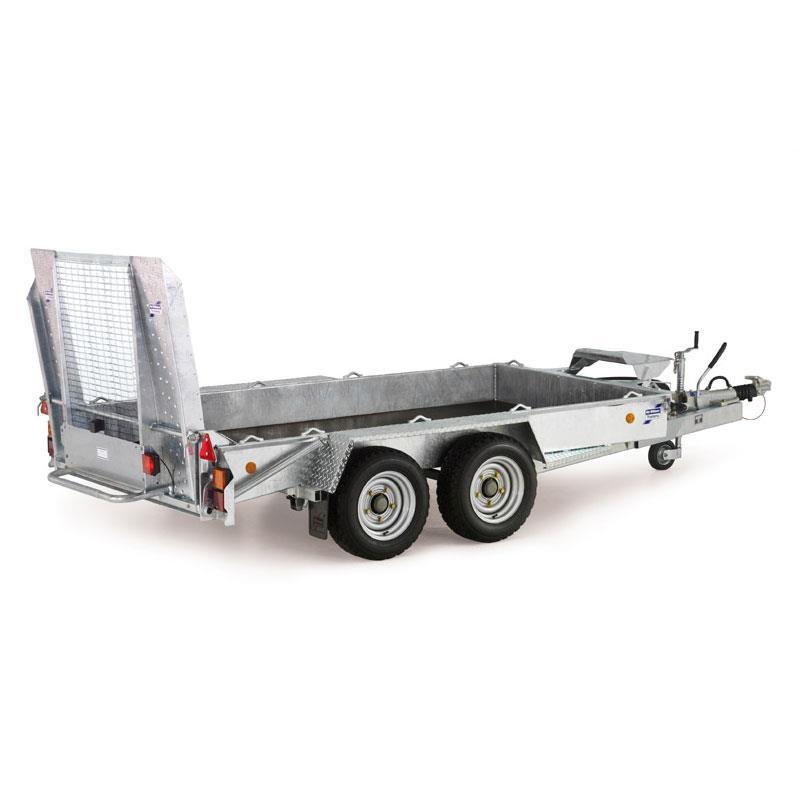 Maskintrailer m/rampe 3500/2865 kg