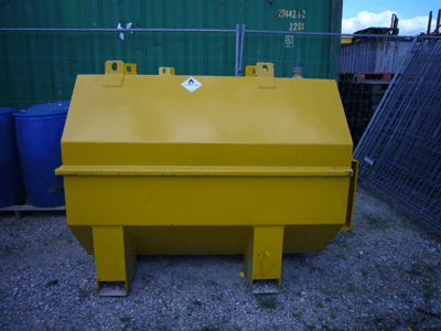 Dieseltank ADR 1500 liter m/pumpe