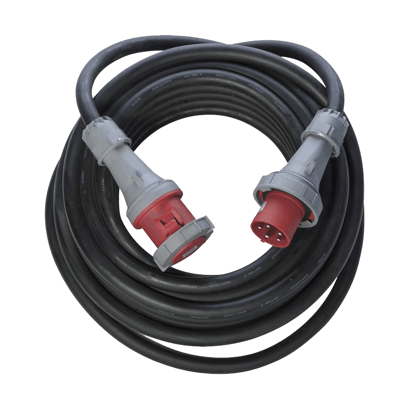 El-kabel 400 v 63 amp. 20-25 mtr.